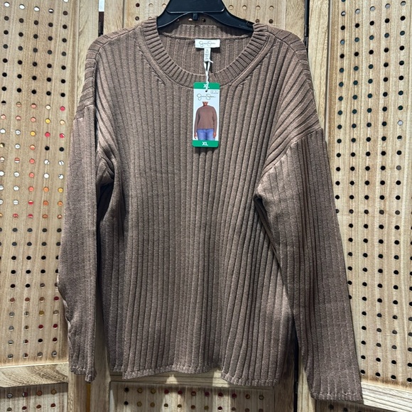 Jessica Simpson Sweaters - Jessica Simpson Ladies' Ribbed Sweater. NEW WITH TAGS.